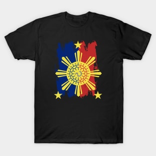 Philippine Flag / 3 Stars & Sun / Baybayin - WA T-Shirt